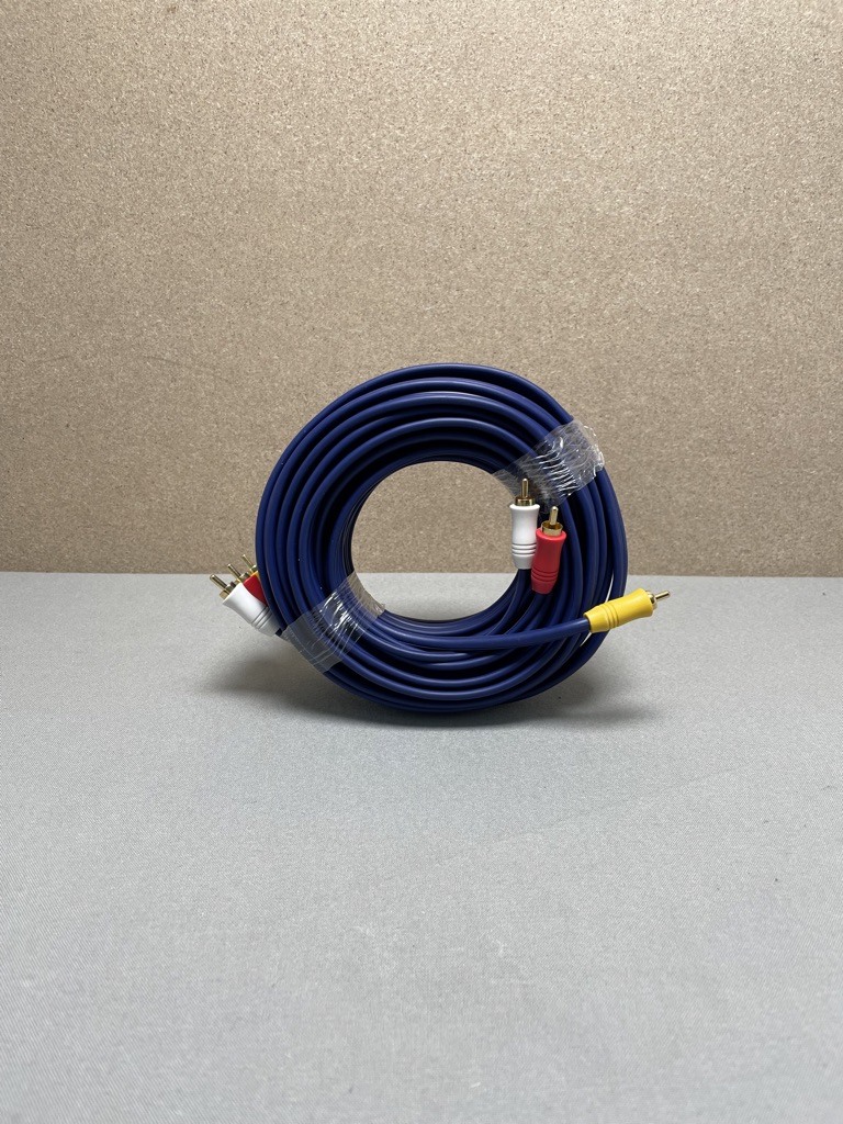 Caratec Cinch- A/V-Leitung, 10m