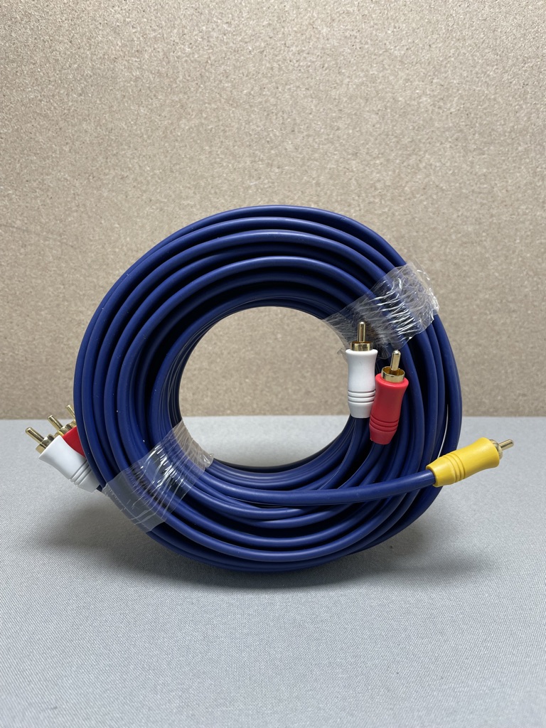 Caratec Cinch- A/V-Leitung, 10m