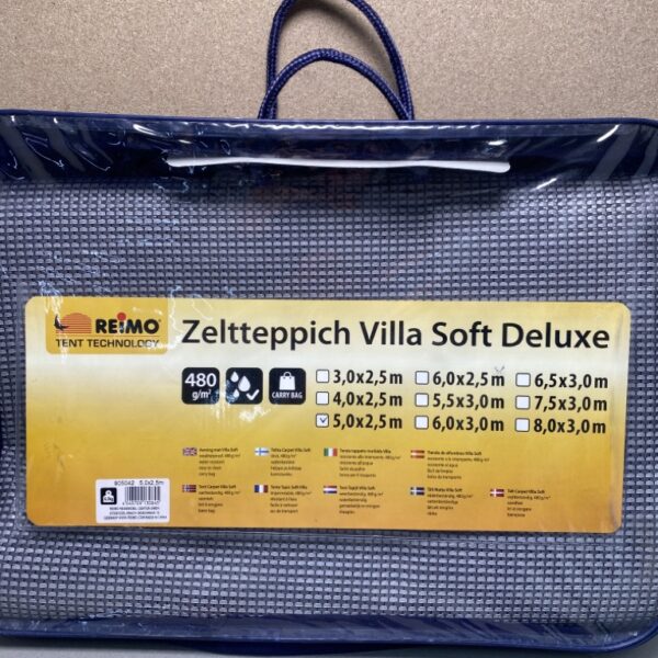 Alternative view of Zelttreppich Villa Soft Deluxe, 5x2,5m, neu