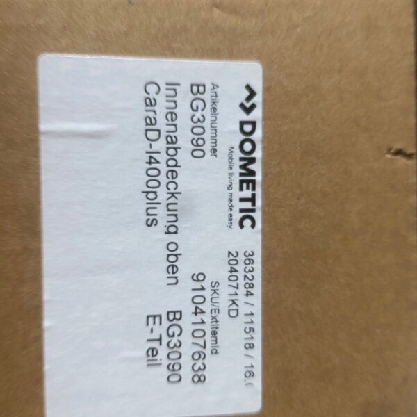 Innenabdeckung oben, Eura Mobil , CaraD 1400 Plus, 81,5 x 69 x 6,5 cm