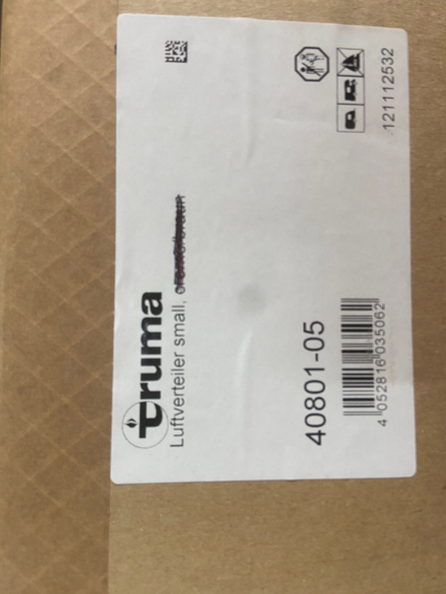 Innenrahmen Luftverteiler grau /weiß, Truma Aventa