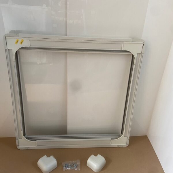 Doppelrollo Fliegenschutz und Verdunklung für Wohnmobilfenster, Remis,600 x 650 mm