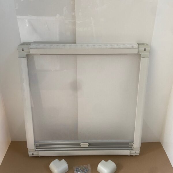 Doppelrollo Fliegenschutz und Verdunklung für Wohnmobilfenster, Remis,600 x 650 mm