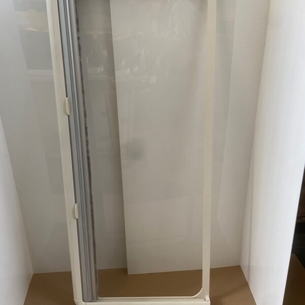 Rollo mit Verdunklung und Fliegenschutz, Remis, RAL 9001, 1300 x 500 mm