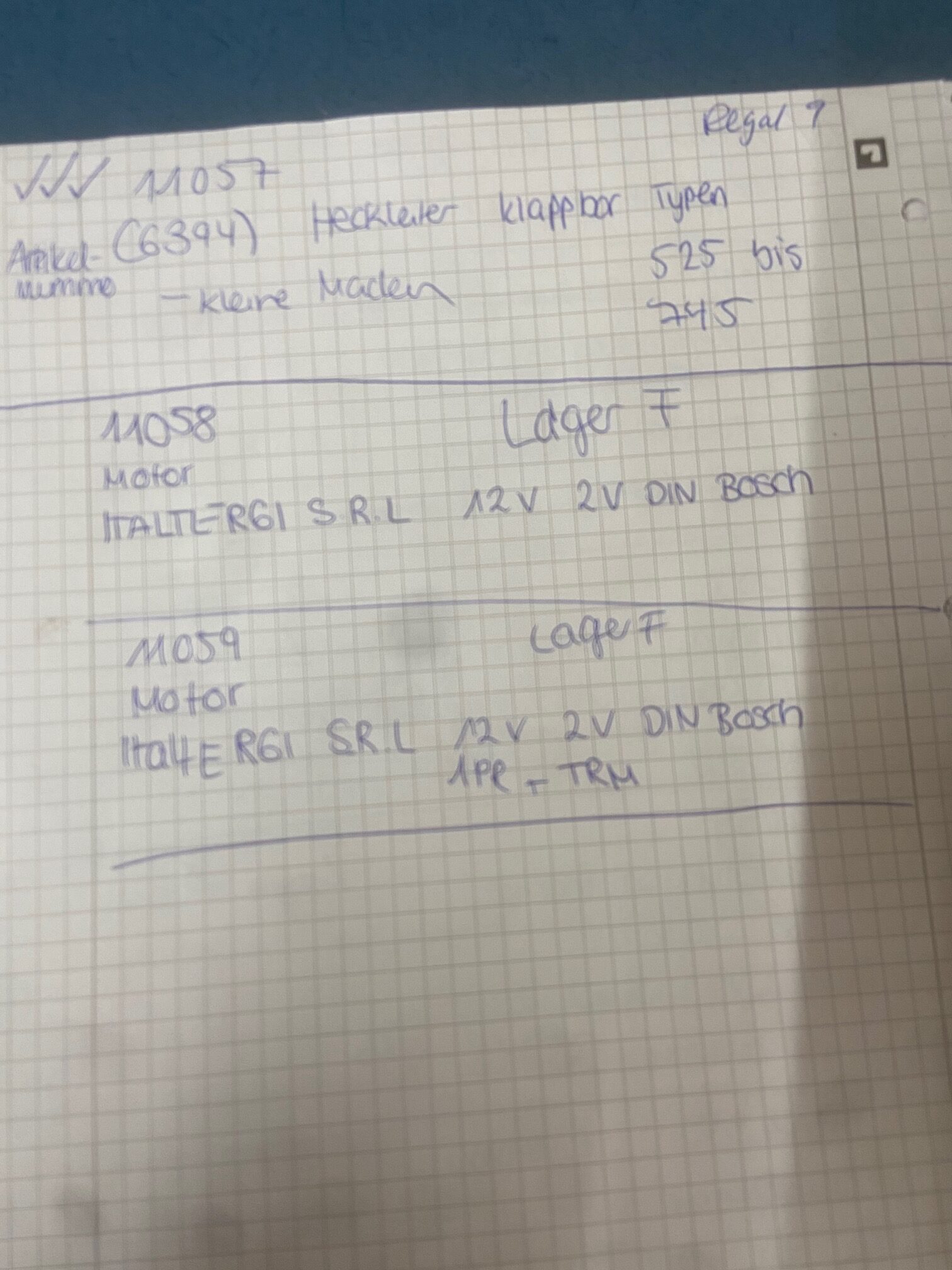 Motor ITALTERGI S.R.L 12V 2V DIN Bosch 1PR + TRM