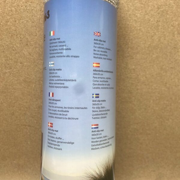 Anti Rutschmatte in grau von Camp 4, Doppelpack , 360 x 30cm