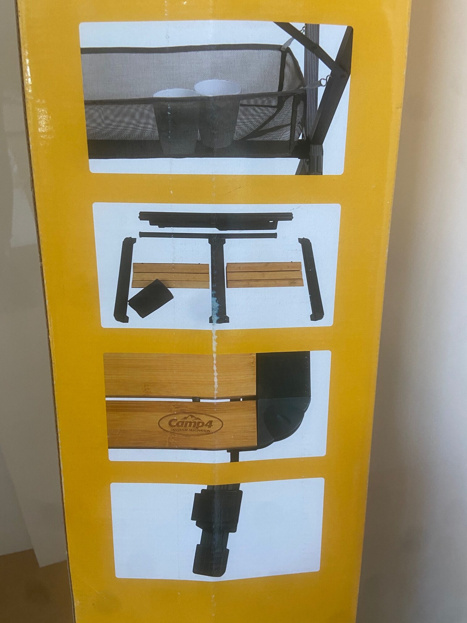 Camping Rolltisch Mendoza von Camp 4, 110 x 71 x 70 cm