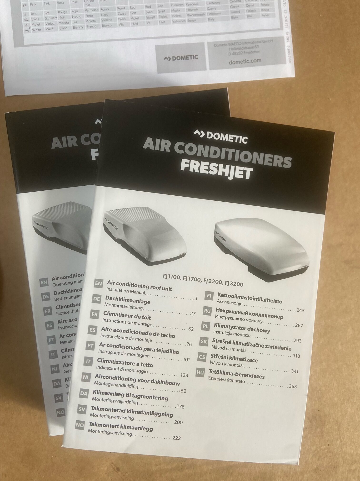 Luftverteiler für Air Conditioners Fresh Jet, Dometic