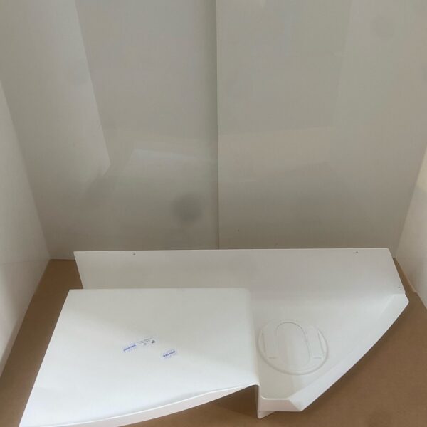 Duschpaneel weiß von Liedtke, ca. 70 x 38 x 15 cm