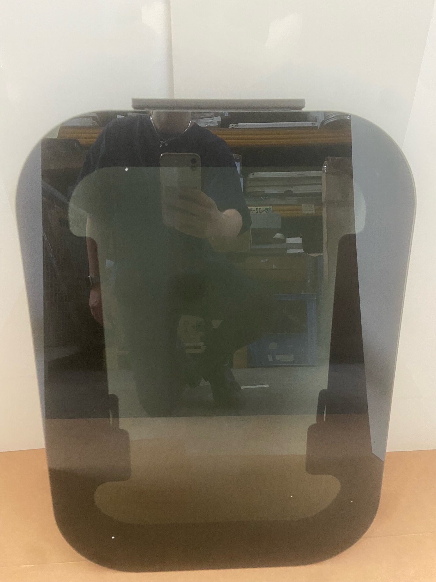 Ausstellfenster RW Eco mit getönter Glasscheibe, 350 x 500 mm