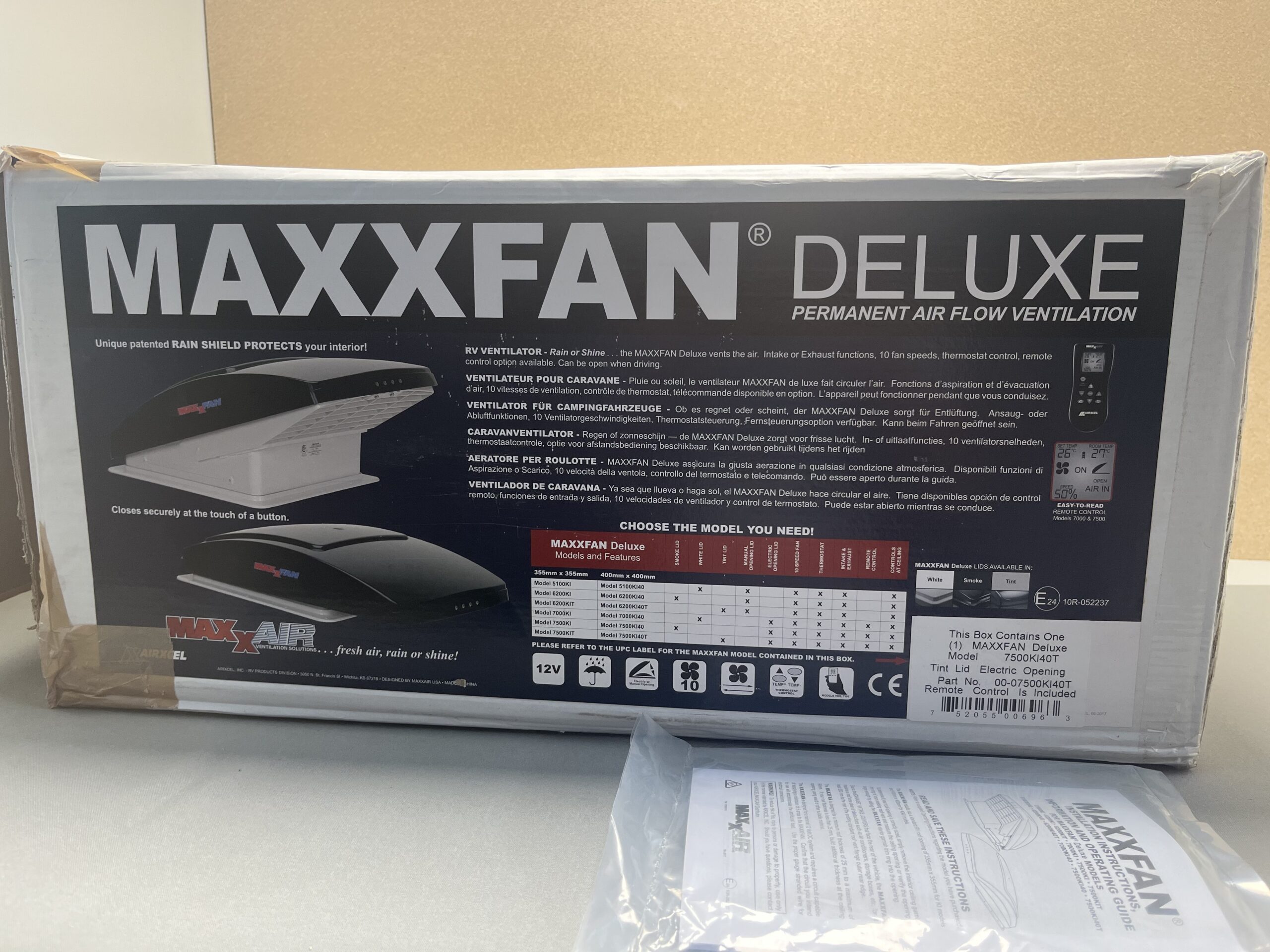 Maxxfan Deluxe Allwetter Ventilator