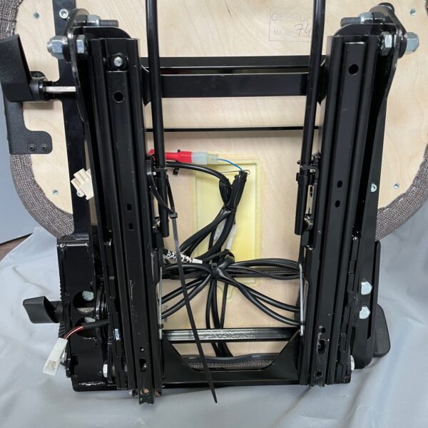 Aguti Hymer Sitz, Fahrerseite, Stoff grau / braun