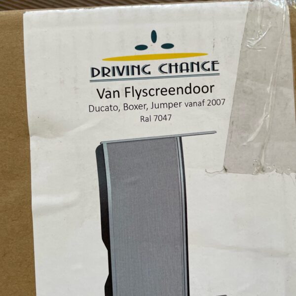 Van Flyscreen Door, Ducato, Boxer, Jumper 2007, RAL 7047