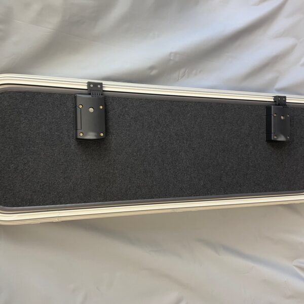 Serviceklappe / Ausstellklappe, Ausschnittsmaß ca. 37 x 120 cm Alu pulverbeschichtet