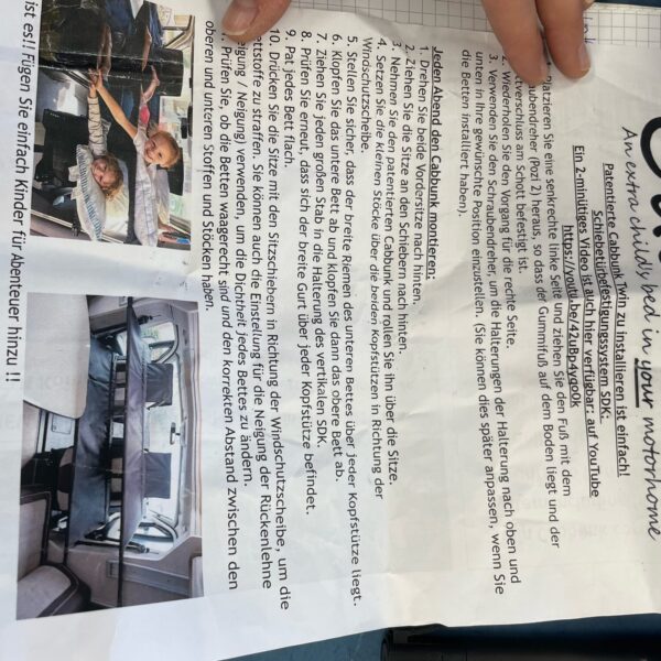 Cabbunk Doppelbett Ducato, Reimo