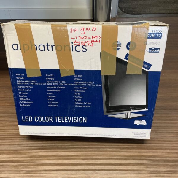 Alphatronic R- Line Tv, ca. 46,3 x 30,5 x 4,4 cm