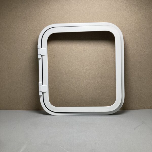 Serviceklappe Klappenrahmen 500x460 weiß neu Alu pulverbeschichtet