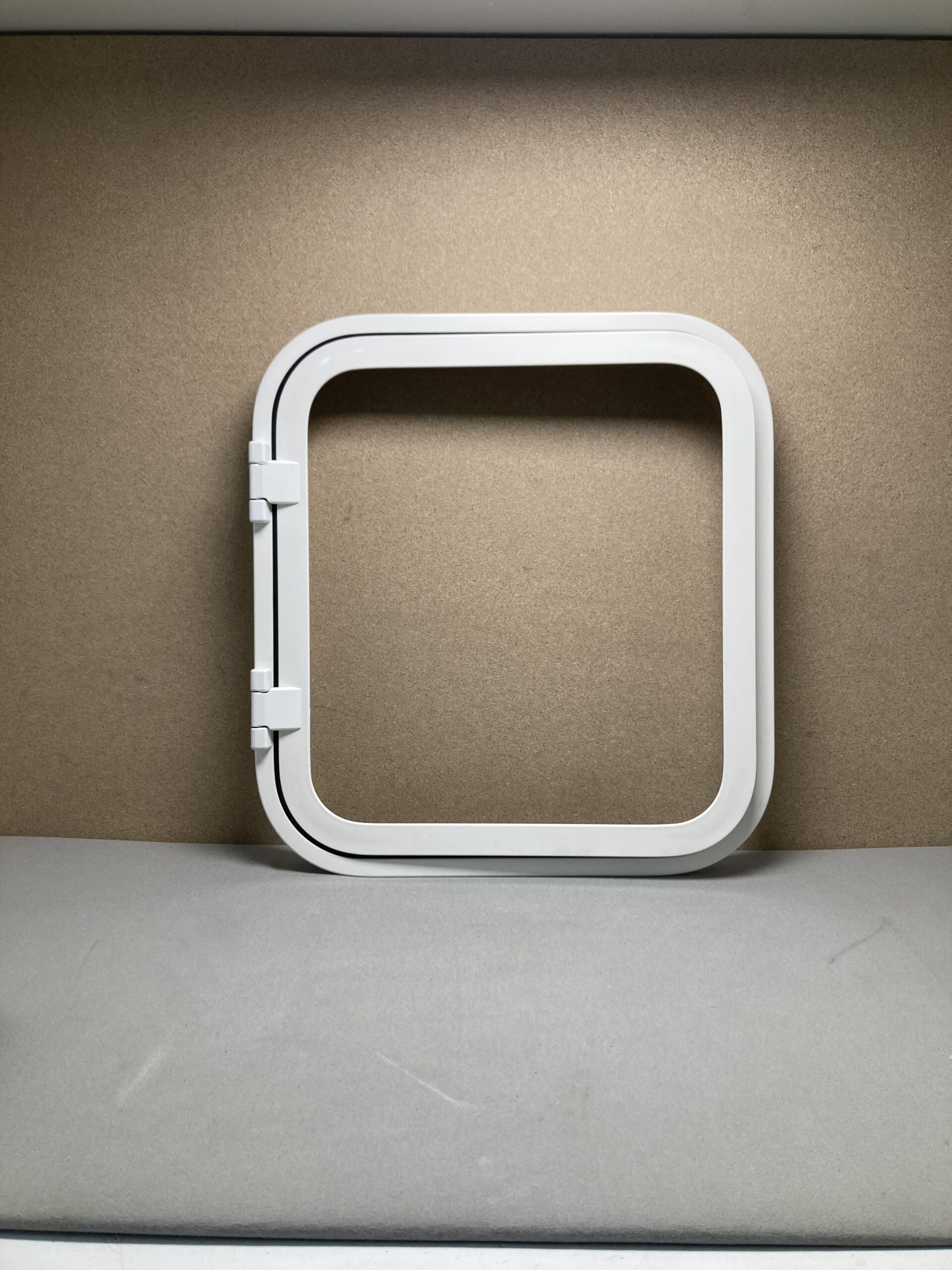 Serviceklappe Klappenrahmen 500x460 weiß neu Alu pulverbeschichtet