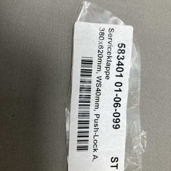 Serviceklappe Klappe 360x620mm weiß neu Alu Pulverbeschichtet