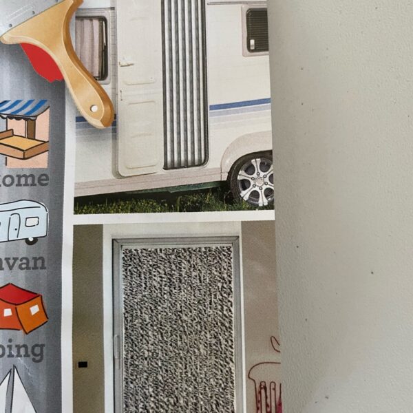 Flauschvorhang, Arisol Srl, ca. 56 x 185 cm