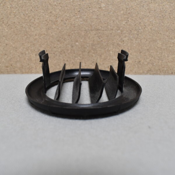 Lüftungsgitter / Lamelleneinsatz für Truma Heizungsrohr, RAL 80, schwarz 2er Set