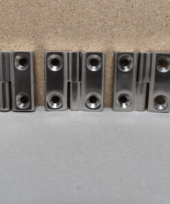 Edelstahlschanier, Edelstahl 1  4401, ca. 50 x 50 mm 3er Set