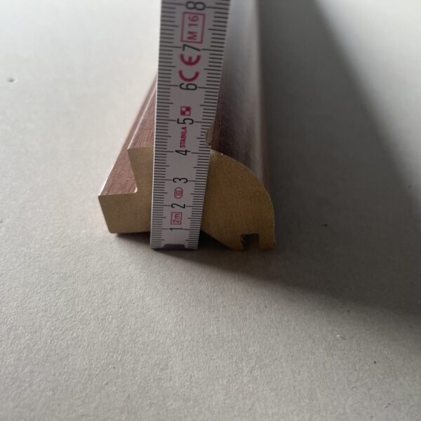 Leiste Holz Massivholz Mahagoni beschichtet 1,90 Meter 3 Stück