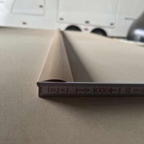 Leiste Holz Massivholz beschichtet hell 1,90 Meter 3 Stück