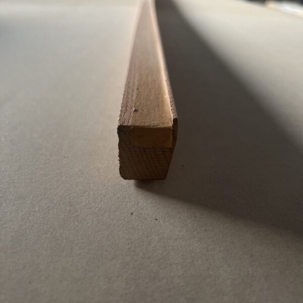 Leiste Holz Massivholz beschichtet Mediteranian Cherry 1,90 Meter