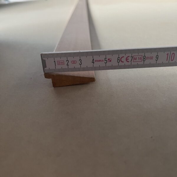 Leiste Holz Massivholz beschichtet Mediteranian Cherry 1,90 Meter 3 Stück