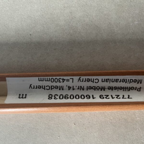 Leiste Holz Massivholz beschichtet Mediteranian Cherry 1,90 Meter