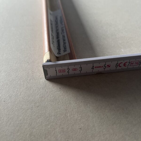 Leiste Holz Massivholz beschichtet Mediteranian Cherry 1,90 Meter