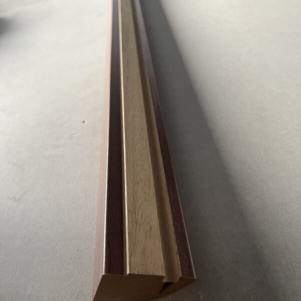 Leiste Holz Massivholz Mahagoni beschichtet 1,90 Meter