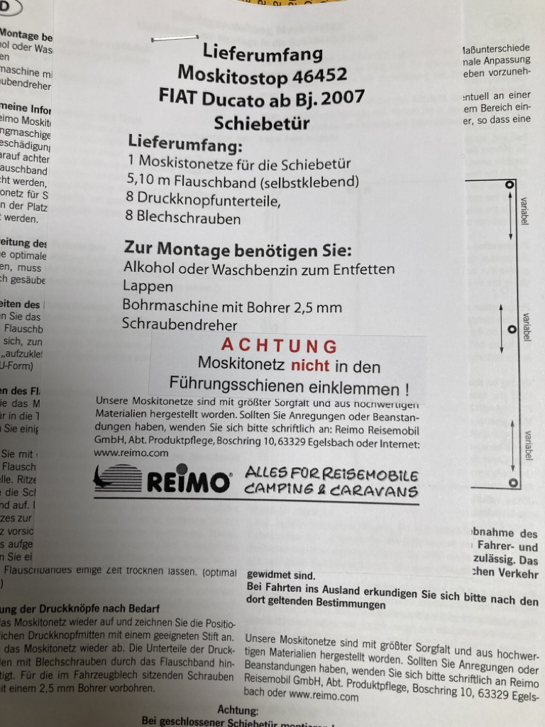 Reimo Moskitostop 46452 neu – Bild 8