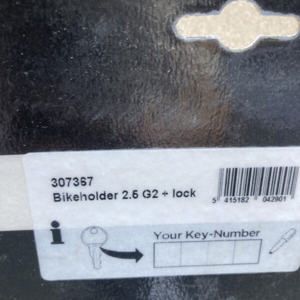 Thule Bikeholder 2,5 G2  Art.-Nr.: 307367 schwarz neu