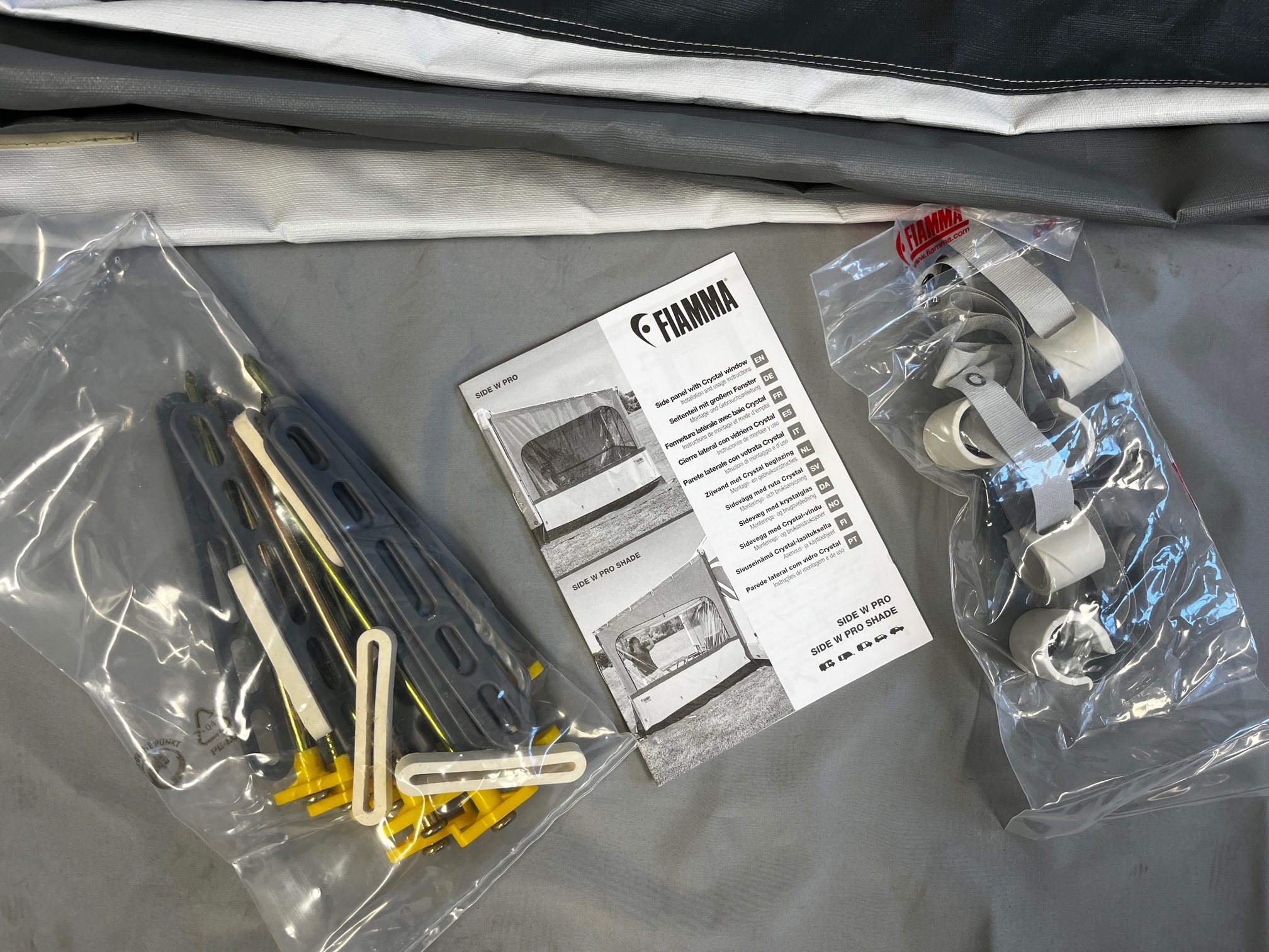 Fiamma Side W Pro Shade Seitenwand für F45/F65 links