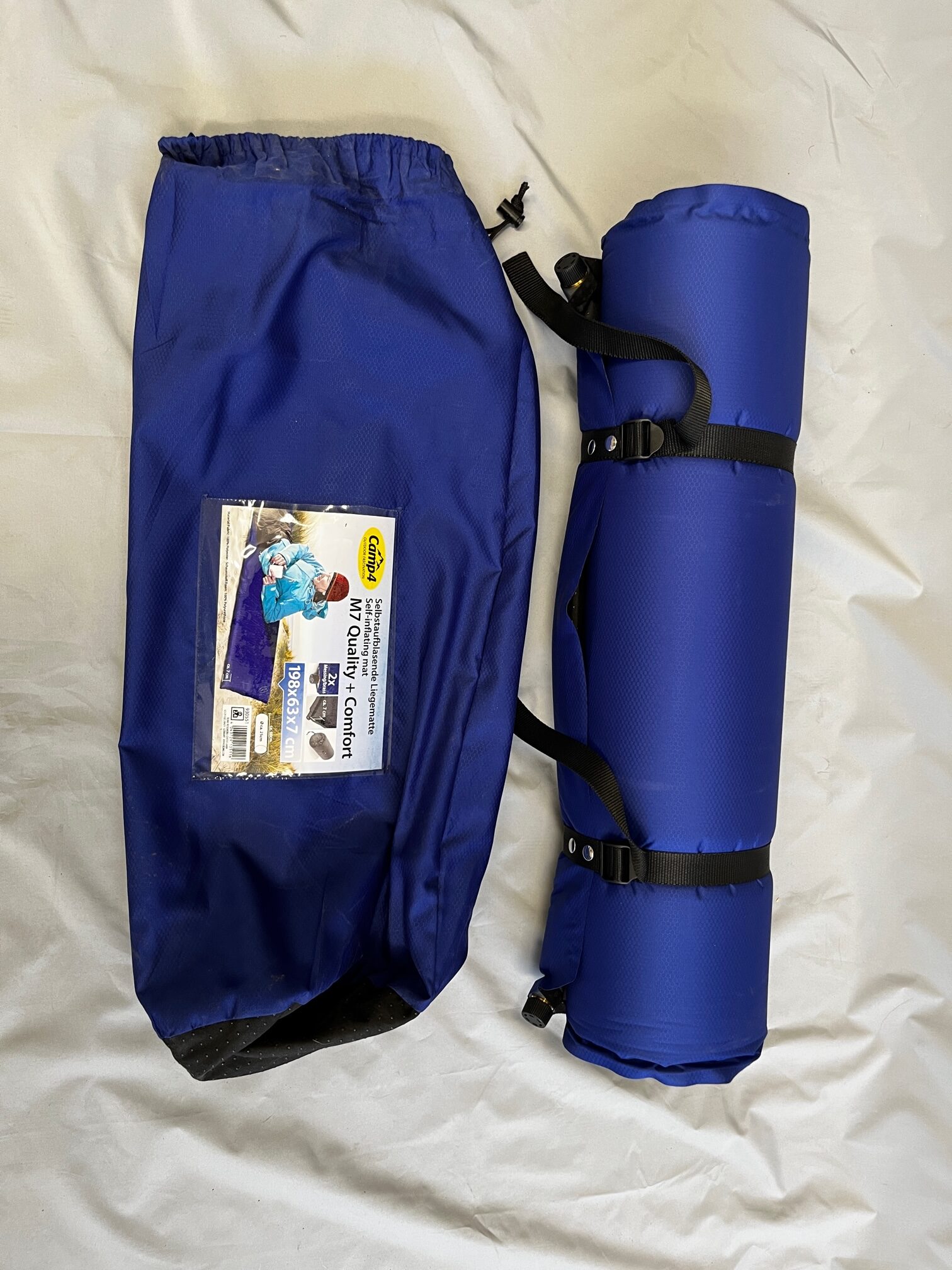 Camp4 M7 Selbstaufblasende Liegematte 198x63x7 cm