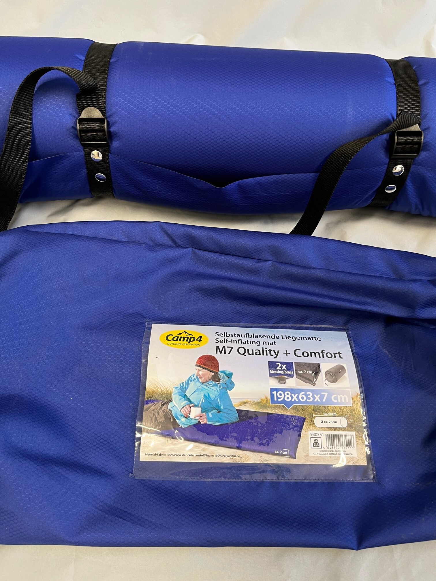 Camp4 M7 Selbstaufblasende Liegematte 198x63x7 cm