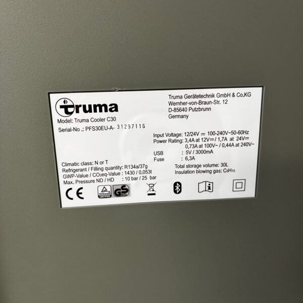 Truma Cooler C30 Kompressorkühlbox mit Tiefkühlfunktion 30 Liter