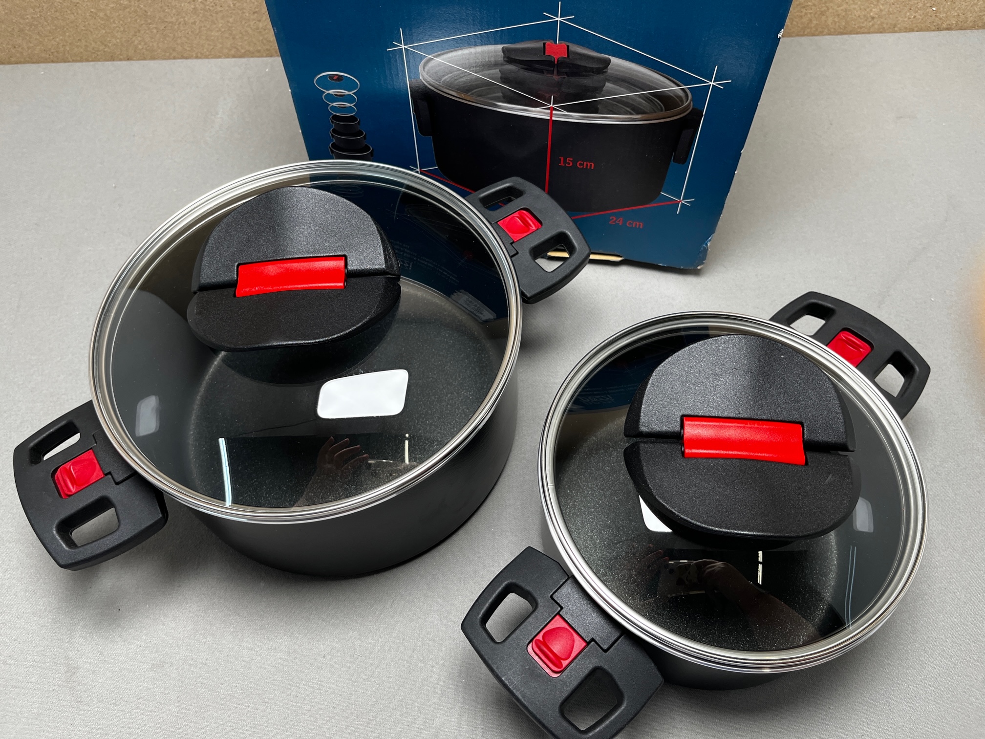 Ballarini Topfset Click & Cook Töpfe – Bild 3