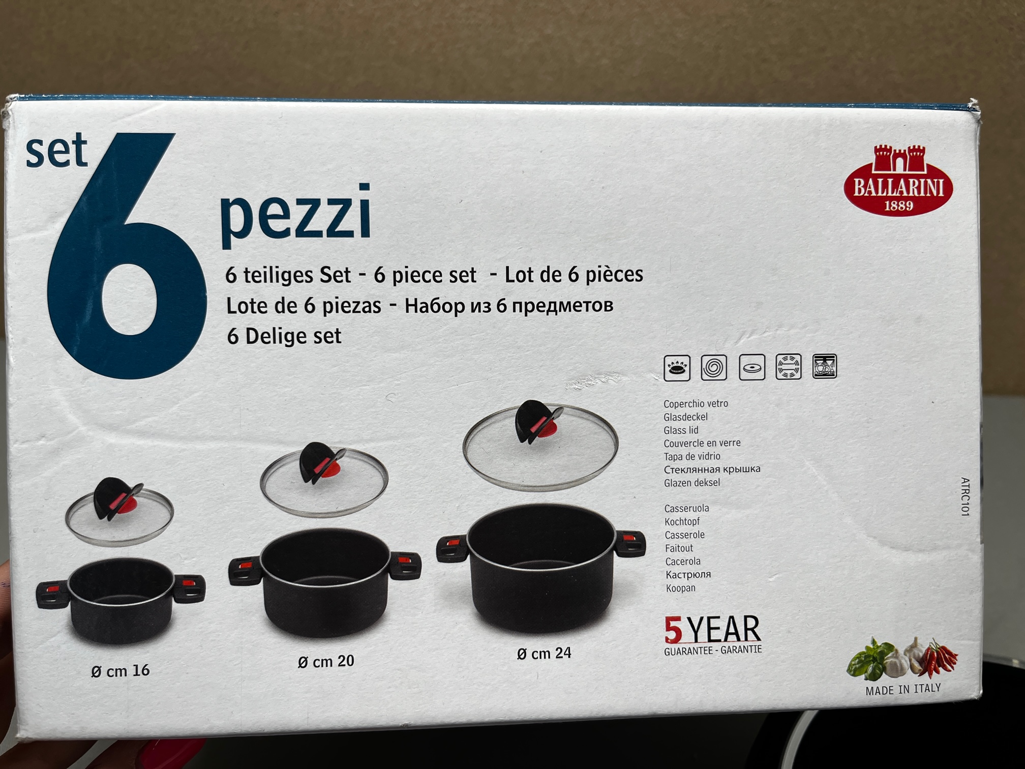 Ballarini Topfset Click & Cook Töpfe – Bild 6