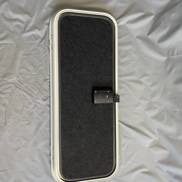 Serviceklappe Klappenrahmen, 950 x 370 mm, weiß Alu pulverbeschichtet