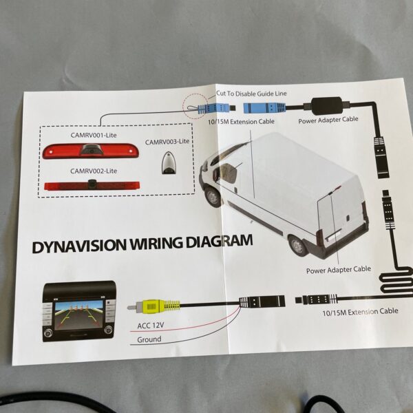 Bremslicht für Rückfahrkamera, Dynavision, DN CW 920 lite