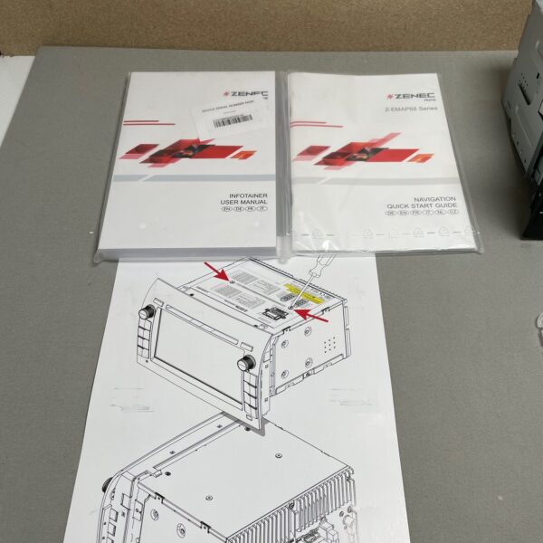 Fiat Ducato E>GO Navigator inkl. Navi Karte und SD Karte , Zenec