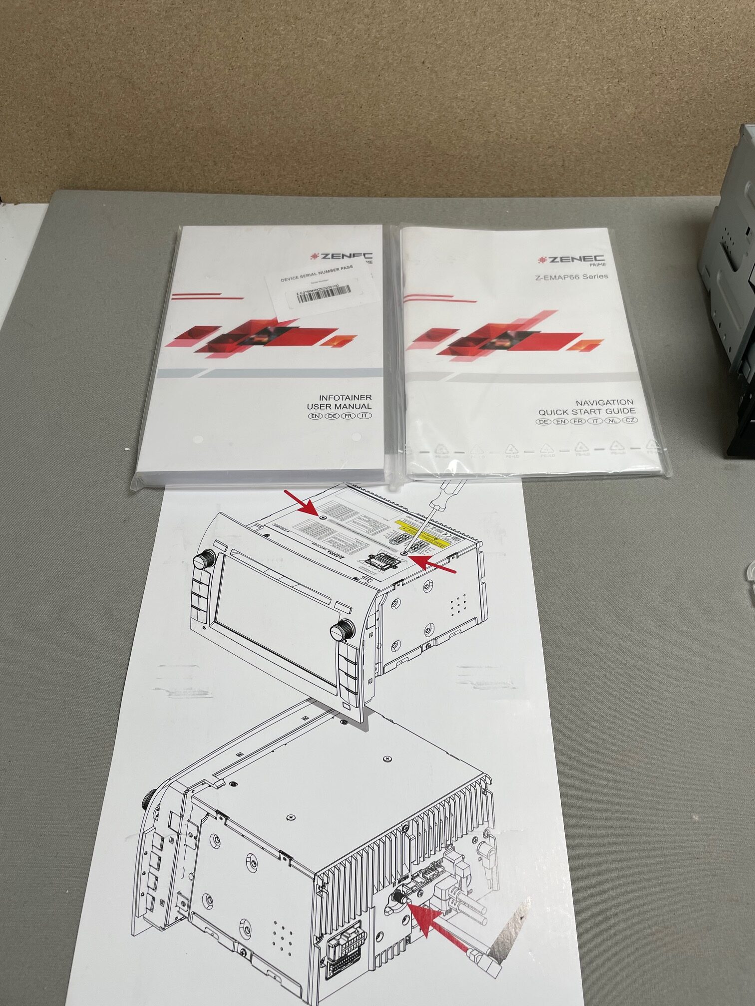 Fiat Ducato E>GO Navigator inkl. Navi Karte und SD Karte , Zenec