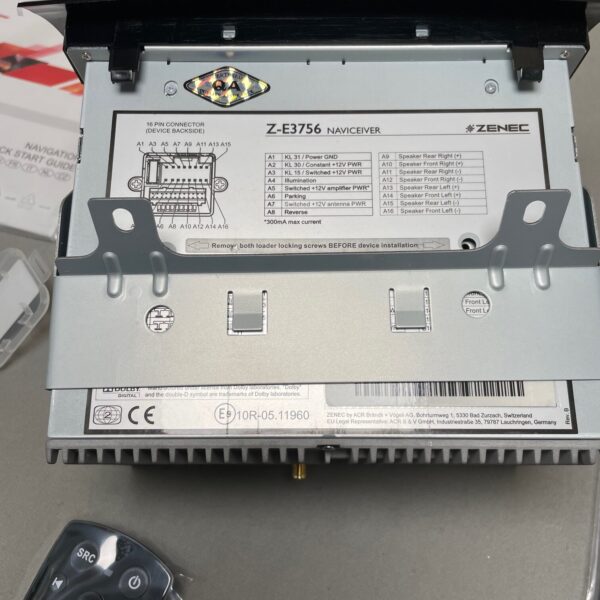 Fiat Ducato E>GO Navigator inkl. Navi Karte und SD Karte , Zenec