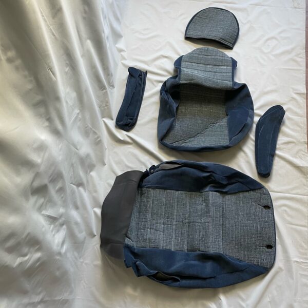 Schonbezug für Wohnmobilsitze, Universal blau / grau