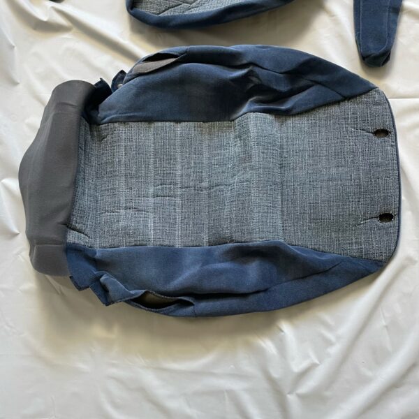 Schonbezug für Wohnmobilsitze, Universal blau / grau