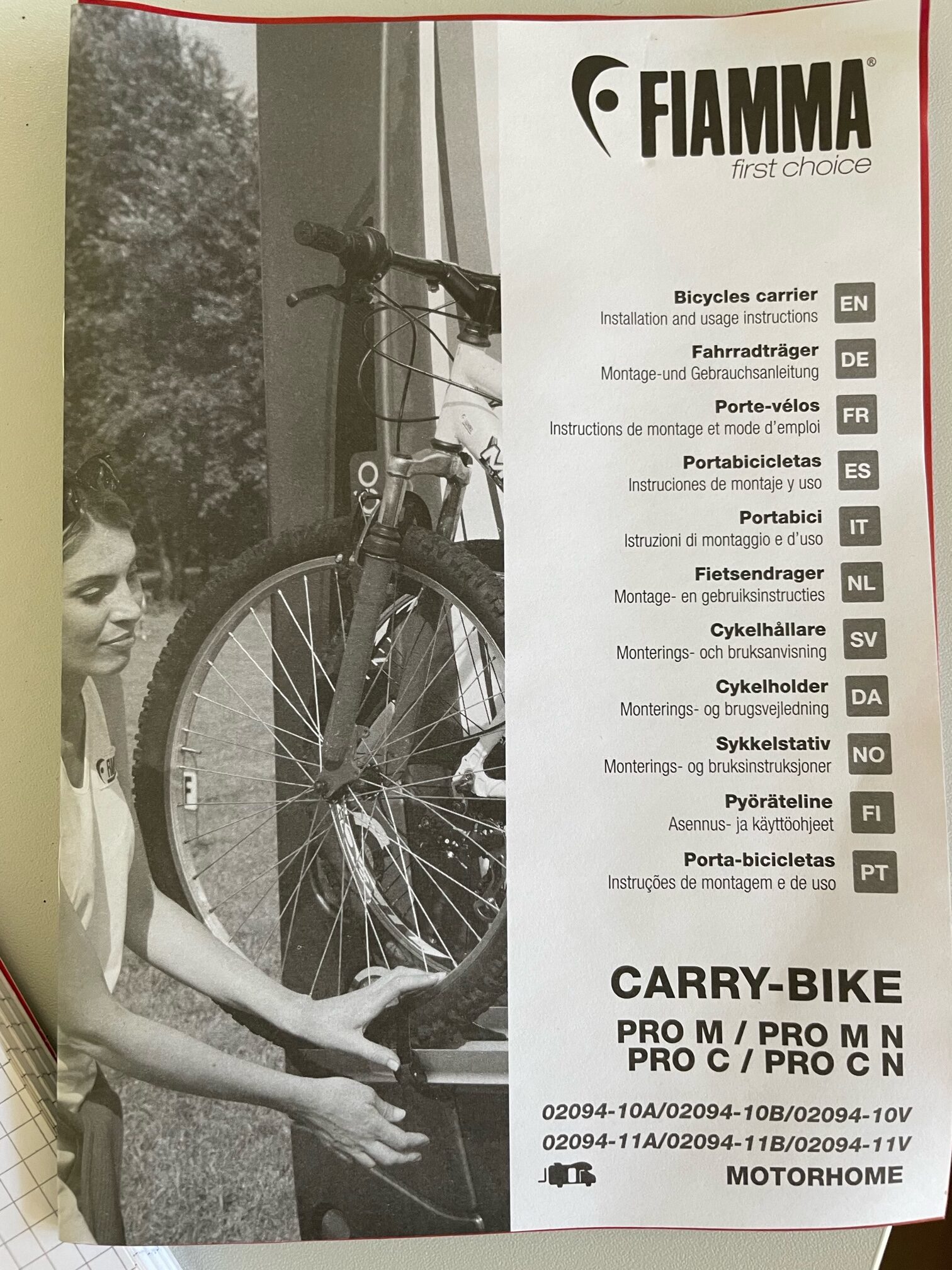 Fiamma Carry Bike Pro C Fahrradträger für Wohnmobil