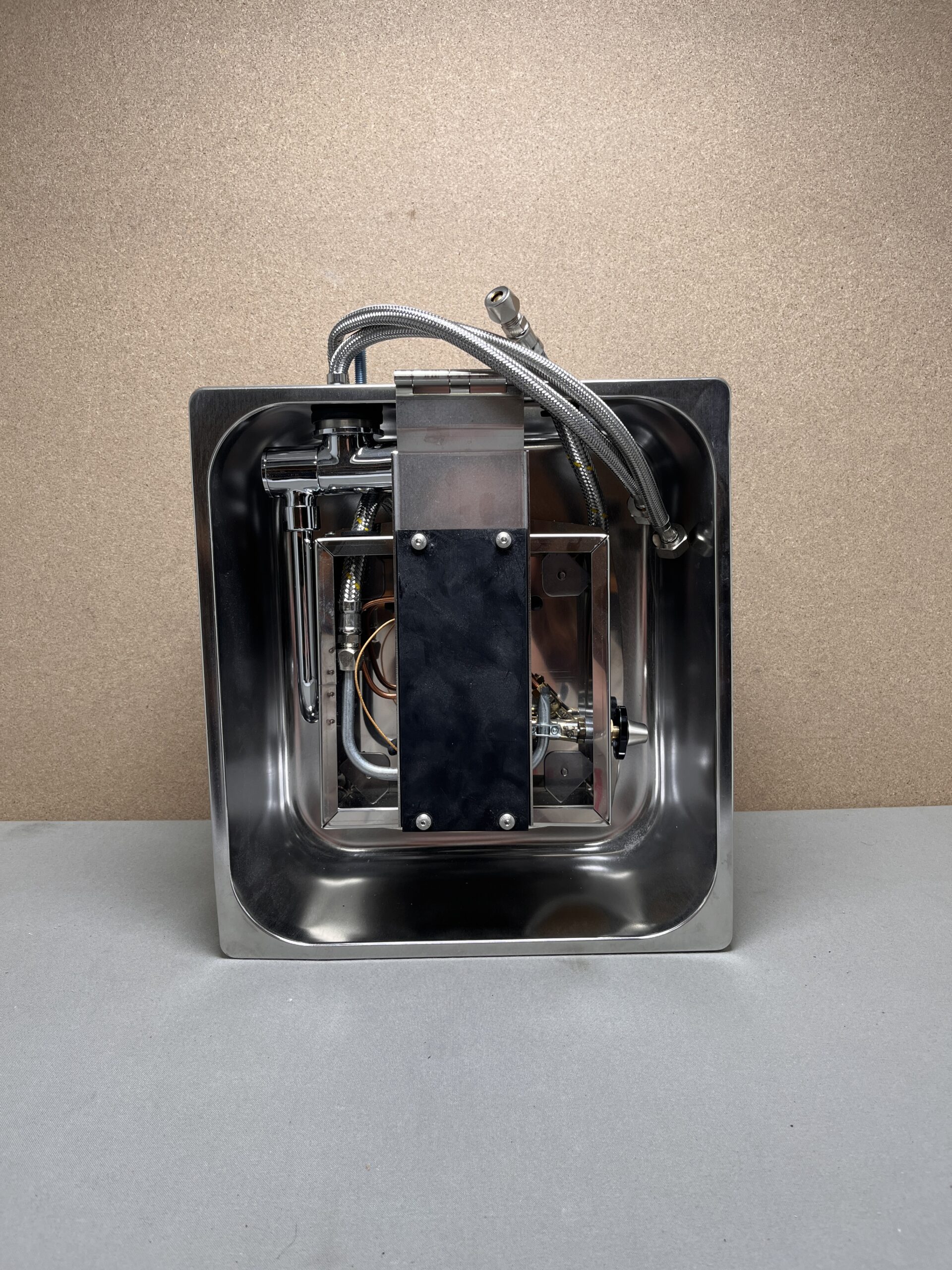 Can Spüle-Kocher Kombination schwarz Art.-Nr.: 70505 neu ohne Glasabdeckung